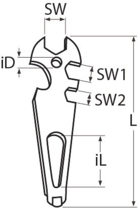 Shackle key
