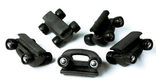 Rutgerson Pressure Absorbing Slides – Low Friction Sailboat Batten Slides for Mainsail Track Systems – Pack of 4