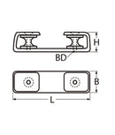 Fairlead with rollers