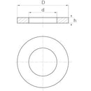 DIN 125 A4 Flat Washer Form A