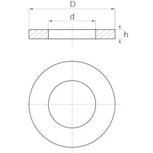 DIN 125 A4 Flat Washer Form A