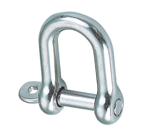Manille Droite Inox A4-316 (D-Shackle Marine) – Haute Résistance pour Accastillage et Gréement