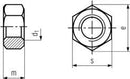 DIN 934 A4 Hexagonal Nut