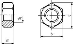 DIN 934 A4 Hexagonal Nut